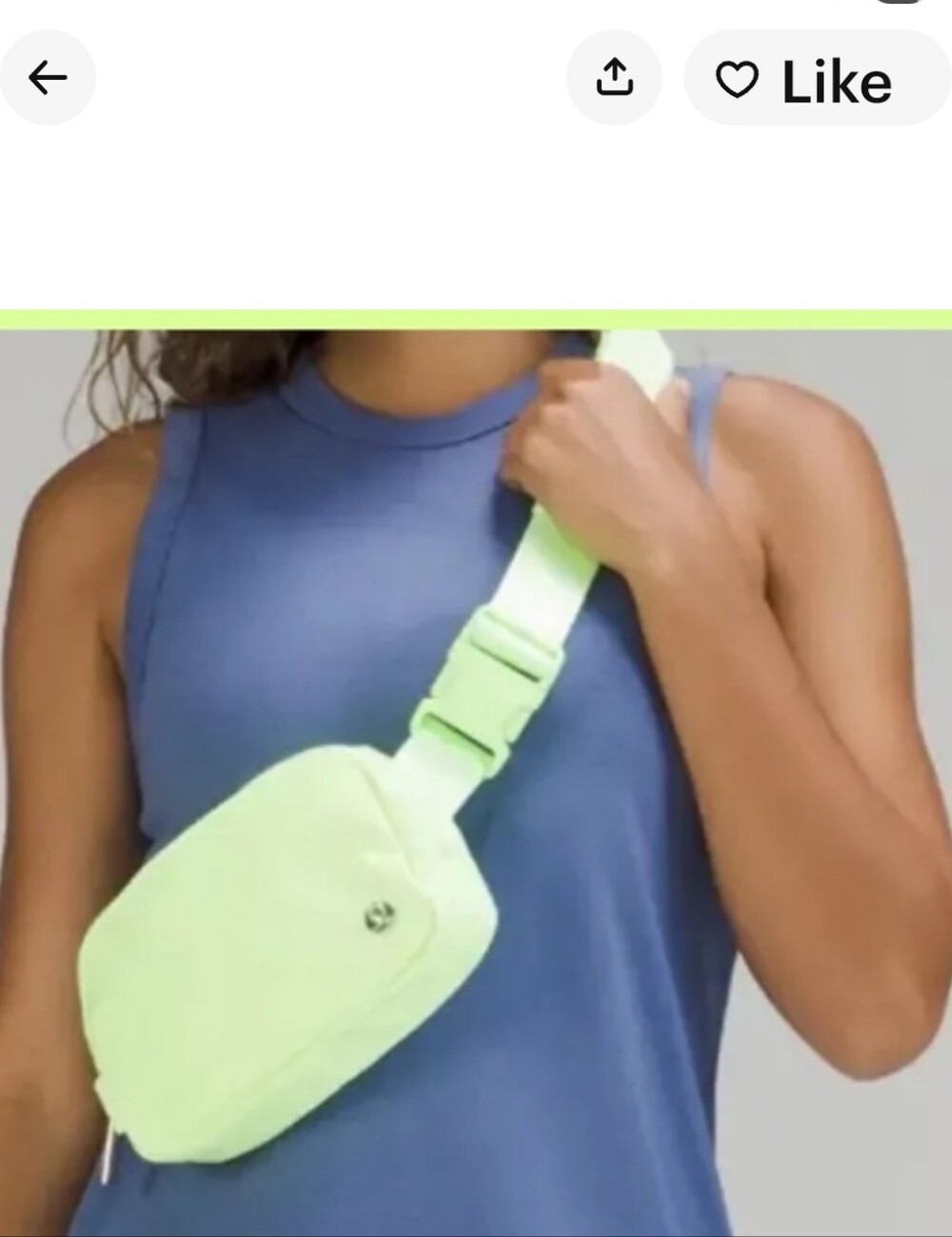 Lululemon Faded Zap Crossbody Belt Bag Nwt Sold Out